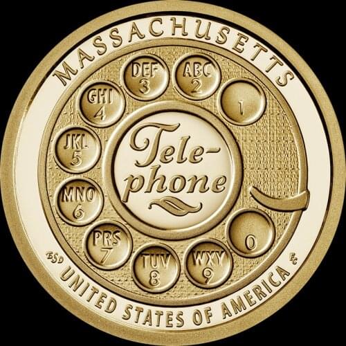 The Seventh US Dollar Coin, the Seventh in the Innovation Massachusett P 2020 Real Original Coins Collectibles Authentic Unc