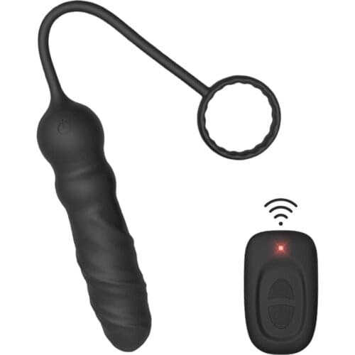 Sex Vibrator Men Prostate Massager Anal Plug Adult Toys Penis Cock Ring Wireless Remote Control Foreplay