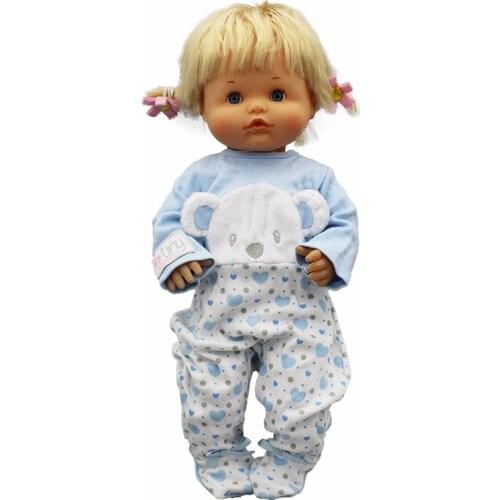 Blue Bear Jumpsuit Fit 42cm Nenuco Doll Nenuco y su Hermanita Doll Accessories