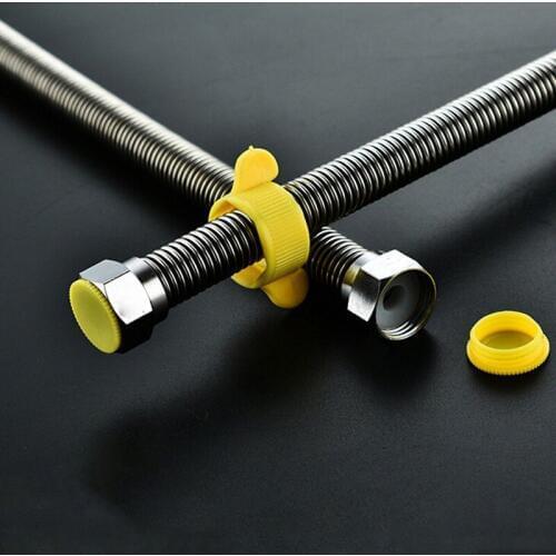 High Quality 304 Stainless Steel Bellows Water Heater Hose Toilet Hose Corrugated Pipe Hot And Cold Plumbing Hose Pipe
