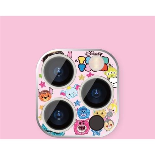 Cartoon Disney Mickey Minnie Camera Protector Case for Iphone 12 Camera Film Protector for Iphone 12 ProMax Lens Protective Film