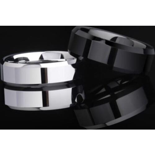 1@# Sell Ring Wedding Couples Rings Bijouterie for Man or Woman Gift Men Titanium Black Gold Anti-allergy Smooth Simple