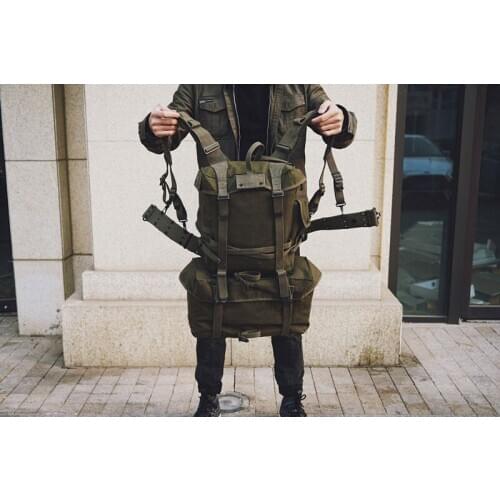 WW2 Vietnam War USMC US M1945 Field BACKPACK SET COMBAT PISTOL BELT SUSPENDER MILITARY SOLDIER COMBINATION