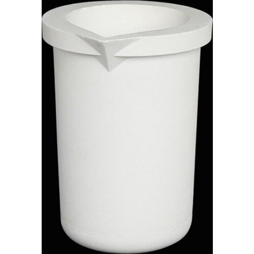 2 pcs 2kg Ceramic Crucible with Cover Quartz Crucbile for 2kg Platinum Melting Furnace Spare Parts, Ceramic Melting Crucible