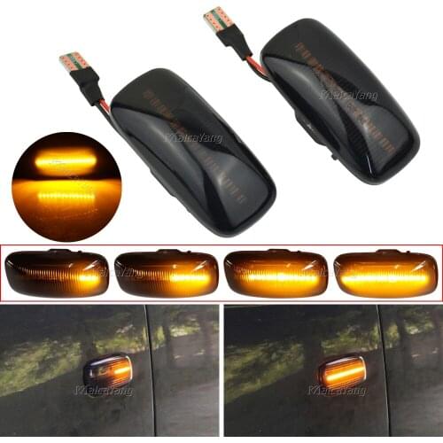 2Pcs LED Side Marker Lamp Turn signal Repeater lights For Nissan Maxima Almera Pulsar N15 Cefiro A32 1995-2000