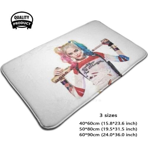 Margot Robbie 3D Soft Non-Slip Mat Rug Carpet Foot Pad Margot Robbie Celebrity Famous Makeup Youtube Movie Star Film Star Mens