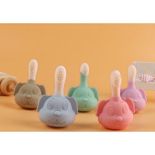 High Quality 5/10 Pc Baby Teether Toys Dog Toothbrush Teether Silicone Chew Dental Care Toothbrush Nursing Gift For Infant