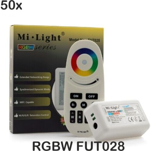 FREE DHL 50sets/lot Mi-Light series RGBW/RGB RF Controller 2.4G Wireless FUT028 IBOX2