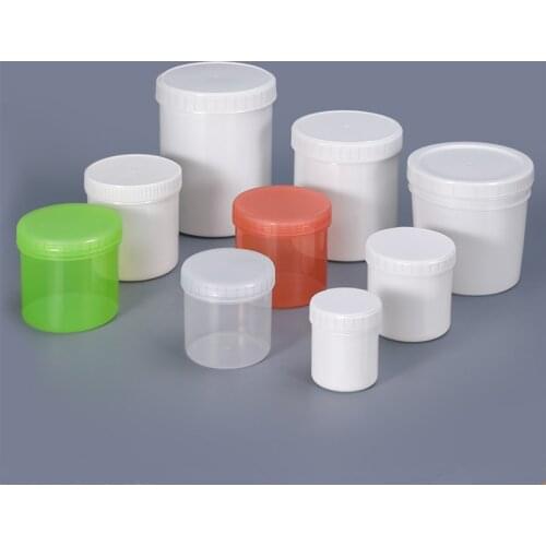 High quality Empty plastic jars for Food Cosmetic Cream BPA Free container 150ML,200ML,300ML,500ML,1000ML