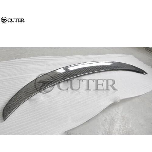 F36 4 series P style Carbon fiber Car Rear Wings trunk Lip Spoiler For BMW F36 428i 435i Gran Coupe car styling 13-18