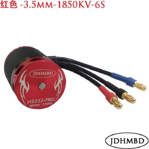 JDHMBD Helicopter H2222-1850KV(6S) Brushless Motor Airplane for Tarot ALIGN Trex 450 450L ALZRC X360 465 Helicopter 3.5mm/3.17mm
