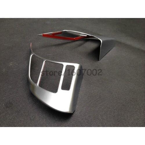 For Mazda 3 Axela 2014 2015 2016 ABS Chrome Steering Wheel Cover Left Hand Drive Steering Wheel Trim Decoration Car Accessories