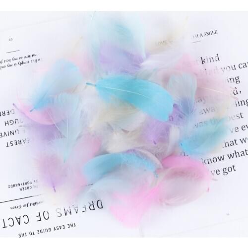 Natural Goose Feathers Jewelry Earring Diy Party Accessory 8-12CM Swan Decorative feathers for Craft Plumes