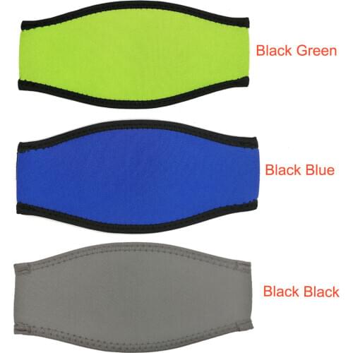 Logo Printing Neoprene Scuba Diving Mask Strap Cover Padded Protect Long Hair Band Strap Wrapper Club Store customized