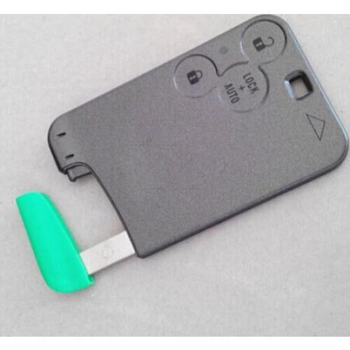 20PCS/lot Replacement Shell Case For Renault Laguna 3 Button Remote Key Fob Cover Smart Card Keycard With Insert Blade With Logo