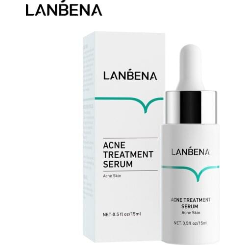 LANBENA 15ml Enhanced Acne Treatment Serum Acne Deep Deaning Whitening Moisturizing Oil Control Minimize Pores Essence Skincare
