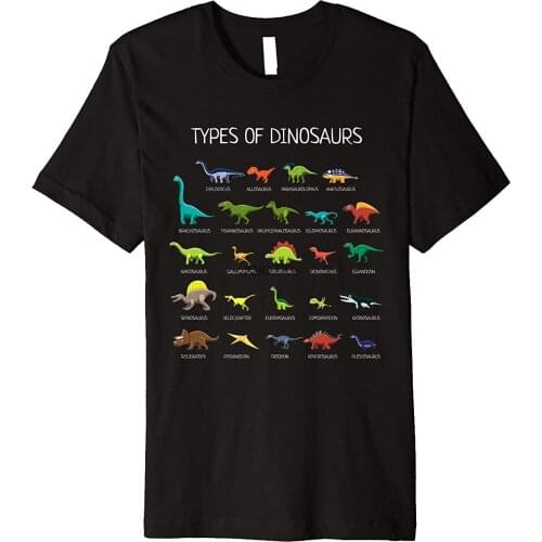 Types Of Dinosaurs T-Shirt