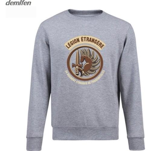Foreign Legion Etrangere French Special Army Hoodie Autumn Winter Men Pullover Fleece Sweatshirts Cool Tops Harajuku Streetwear