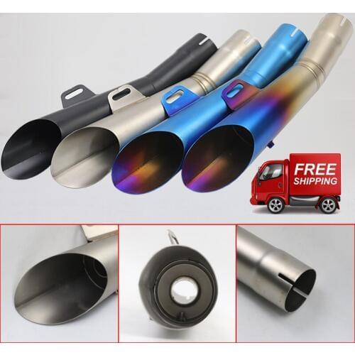 YZF R6 Motorcycle Exhaust Pipe Muffler Stainless Steel with DB killer Escape Moto For YZF R6 2004-2018 gy6 250 125 Pit Bike ATV