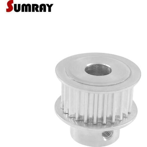 SUMRAY 3M 20T Timing Pulley 4/5/6/6.35/7/8/10mm Inner Bore Gear Belt Pulley 11mm Belt Width Toothed Pulley Wheel
