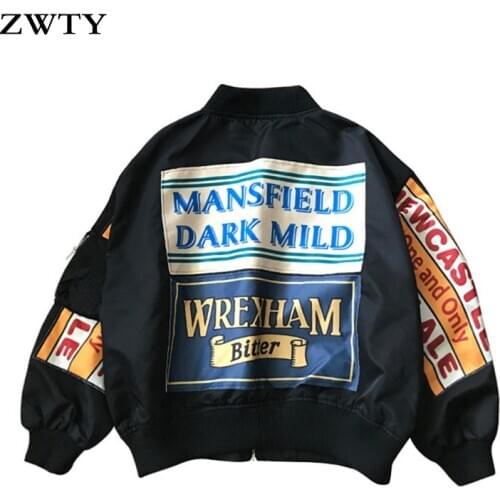 Женские куртки оверсайз ZWTY China At AliExpress