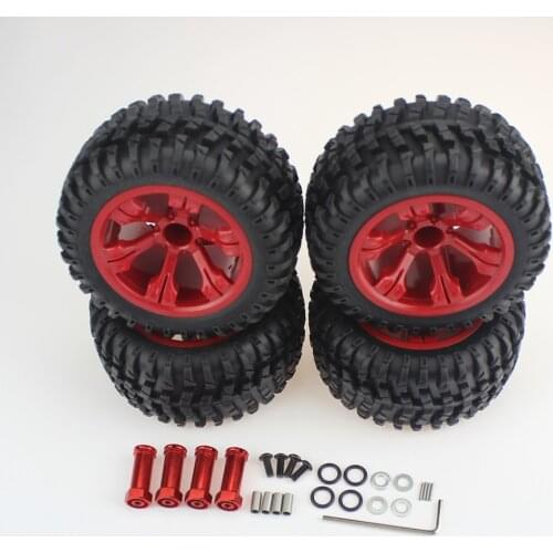 1:12 Off-Road Car Wheel Rims RC Rubber Car Tires for WLtoys 12428 WLtoys 12427 RC Toy Accessory