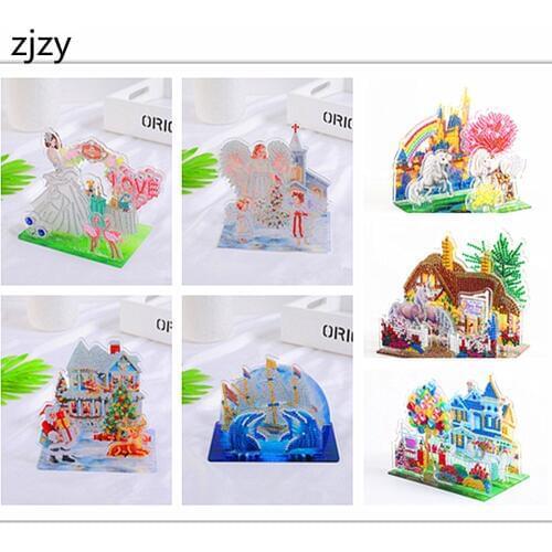 2020 New Special Shaped Diamond Painting 5D Three-dimensional Puzzle Angel baby Picture DIY Rhinestone Mosaic Childrens Gifts