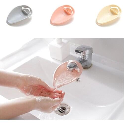 1Pc Kitchen Water Faucet Extender Tap Water Guiding flume Kid Bathroom Handwashing Extension Water Trough Tools