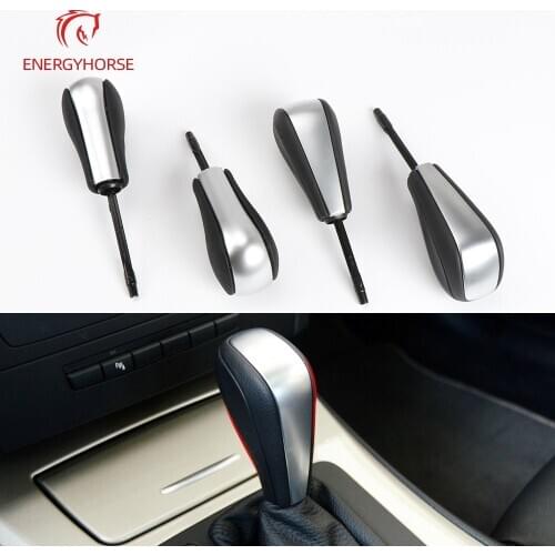 Car Automatic Gear Shift Knob Head Gear Shift Lever Stick For BMW E81 E87 E83 E84 E89 E53 E46 E90 X1 X3 X5 Z4 3 Series