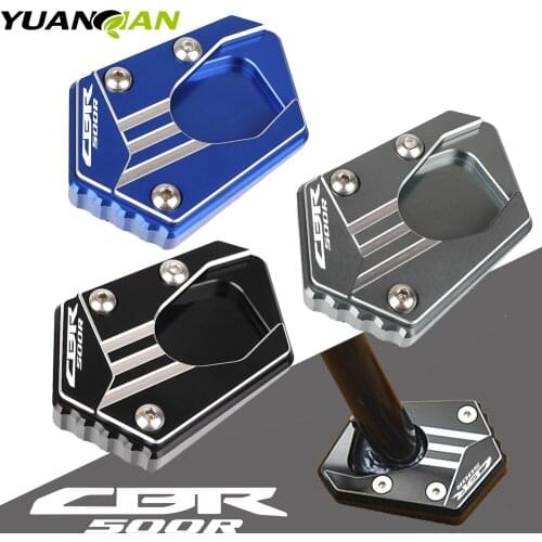 CBR 500R Side Stand Enlarge Kickstand Fit For HONDA CBR500R 2013-2020 2014 2015 Motorcycle Accessories Sidestand Foot Enlarger