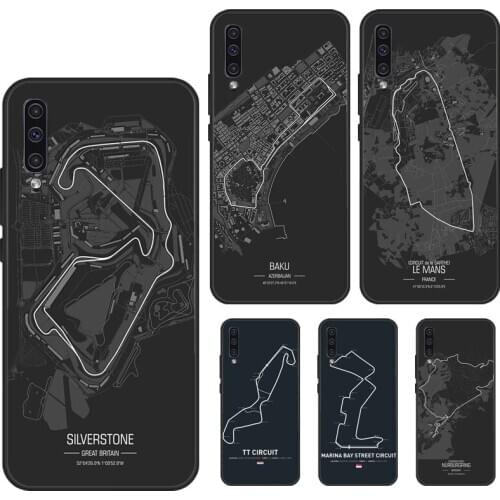 Formula 1 Racing Circuit For Samsung A50 A51 A10 A30 A40 A70 A71 Case For Galaxy A21S A20e M21 M31 A11 A31 Cover