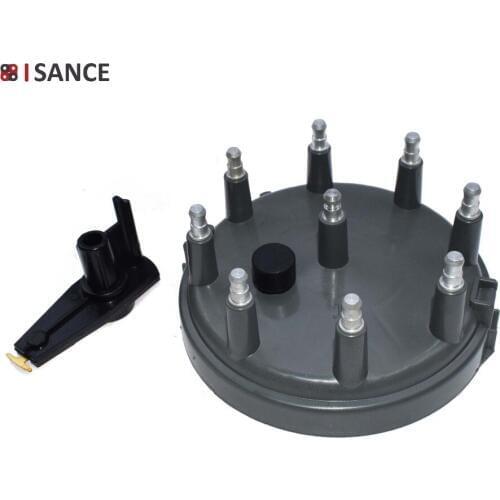 ISANCE Distributor Cap & Rotor Kit V8 FD168 FR131B 5D1138 120223 For Ford F-250 F-350 Bronco F-150 , Lincoln Mark VII , Mercury