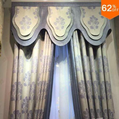 2018 new Flowers Embroidery magnetic curtain for the beads suction living room curtain door hotel mosquito -window wide 2 meter
