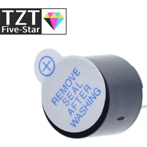 New Arrival 100pcs 5v Active Buzzer Magnetic Long Continous Beep Tone 12*9.5mm