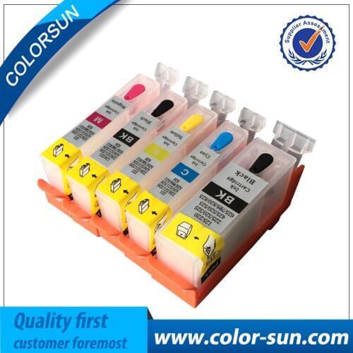 5pcs for Canon PGI-725 CLI-726 PGI725 Refillable Ink Cartridges empty for Canon MG8170 MG6170 IP4870 MG5270 MG5370 with chips