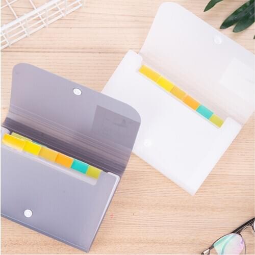 Portable A6 File Folder Document Organizer Receipt File Extension Wallet 13 Pockets for Bill Folders Paper Holder Storage Bag