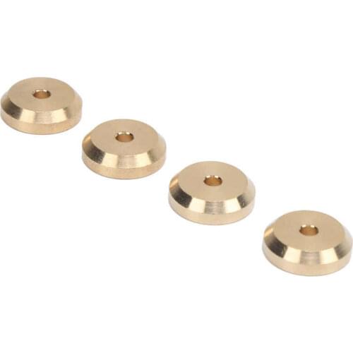 Widen Brass Counterweight Widen Brass Heavy Counterweight Wheels Hex for 1/24 Axial SCX24 90081 RC Crawler Car Brass