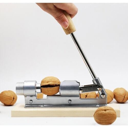 Manual Stainless Steel Nut Cracker Mechanical Sheller Walnut Nutcracker Fast Opener Kitchen Tools Fruits And Vegetables