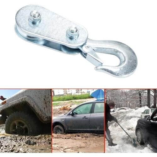Off-Road Winch Pulley Mini Accessories 2T 4T Reduce Heat Recover Vehicle Car Professional Snatch Block Parts Tool Durable Riding