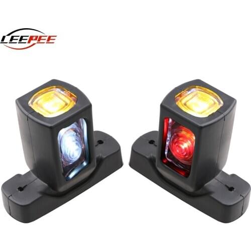 Trailer Caravan Vans Truck LED Position Light Lateral Side Market Lamp RGB Width Height Bulbs Universal 12V 24V Auto Accessories