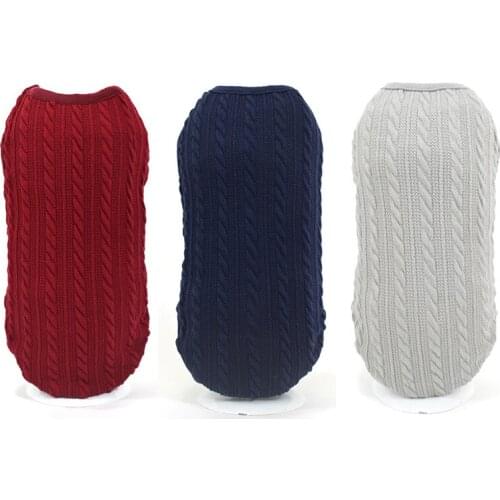 Classic Sweaters for Small Dogs, Fit and Warm Autumn and Winter Clothes, Indoor Clothing for Puppies and Cats