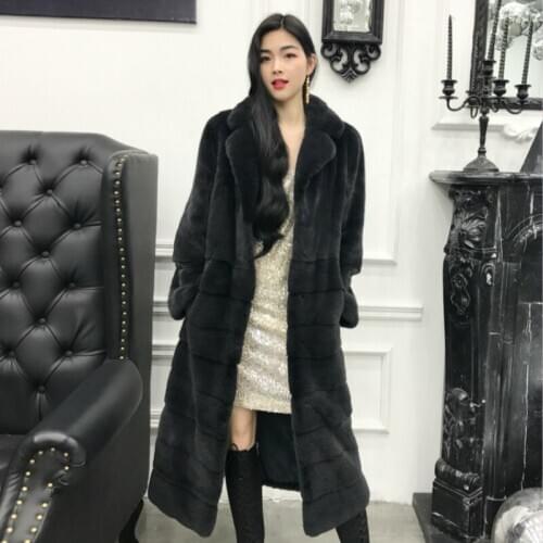 Real Fur Coat Women 100% Mink Fur Winter Coat Women Warm Jackets and Coats Mink Fur Coat Abrigos Mujer Invierno 2020 YL001 YY712