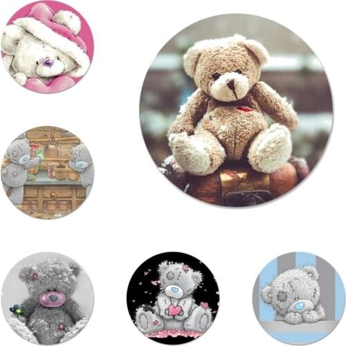Teddy Me To You Bear Icons Pins Badge Decoration Brooches Metal Badges For Clothes Backpack Decoration 58mm