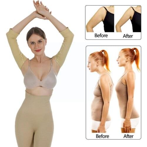 1 Pcs Women Arm Shaper Slimming Weight Loss Calories Sleeves Shoulder Shapewear Lift Shapers Back Arm Control Massage Corre V8U5