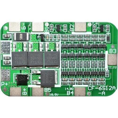 6S 15A 24V PCB BMS Charger Protection Board for 6 18650 Li-Ion Lithium Battery Cell Module DIY Kit