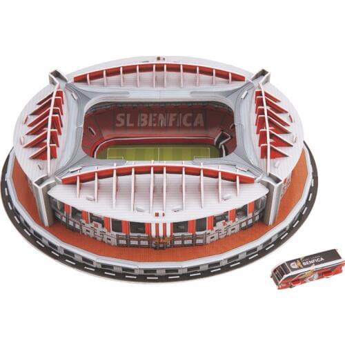 84Pcs/set Portugal Benfica Stadium RU Competition Football Game Stadiums building model toy kids child gift original box