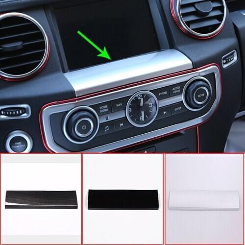 For Land rover Discovery 4 Car-Styling ABS Chrome Car Navigation GPS Screen Below Panel Cover Trim Stickers Accessories
