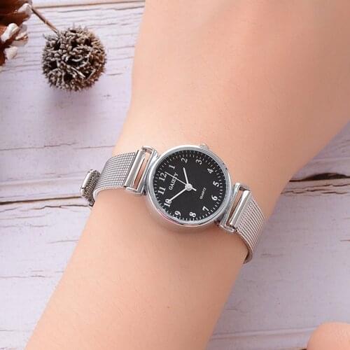 Fashion Women Watches Ultra Thin Stainless Steel Small Ladies Wristwatches Vintage Outdoor Sports Wrist Clock Gift Wristwatches