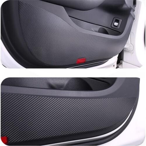 For Toyota RAV4 2020 2019 2018 2017 2014 Car Sticker Interior Door Anti-dirty Mat Anti-Kick Mat Door Protector Sticker 4 Pcs