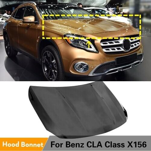 Carbon Fiber Engine Hood Bonnet for Mercedes-Benz GLA Class X156 2015 2016 2017 2018 2019 Engine Hood Vent Cover
